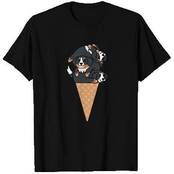 Discover Bernese Mountain Pet Ice Cream Bernese Mountain T-Shirts