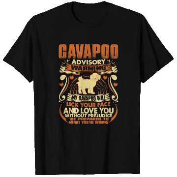 Discover Cavapoo Pet Advisory Warning Dog Pets Lovers T-Shirts