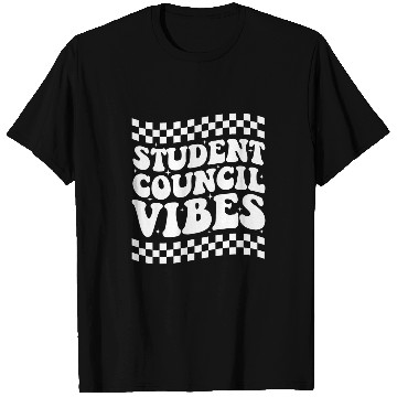 Discover Student Council Vibes Retro Groovy School Student Council T-Shirts