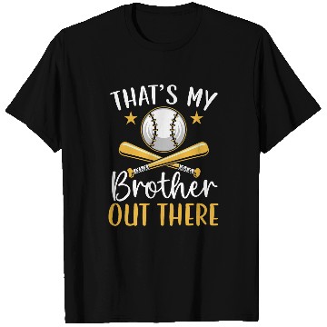 Discover Sport Baseball Brother Baseball Player Brotherhood Sibling Bro 1 T-Shirts