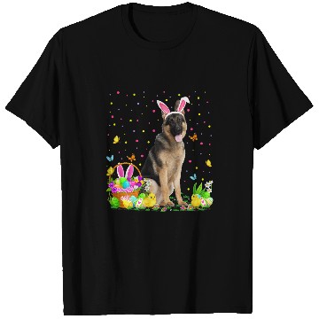 Discover German Shepherd Pet Funny Easter Egg Hunting German Shepherd Dog Easter Sunday T-Shirts