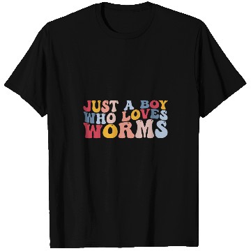 Discover A Boy Who Loves Worms Vermiculture Worm Farmer Worm Farming T-Shirts