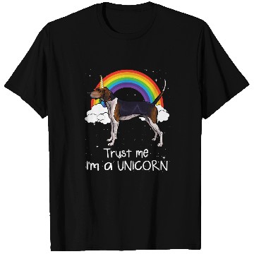 Discover Coonhound Pet Rainbow Treeing Walker Coonhound Trust Me Im A Unicorn T-Shirts