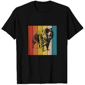Discover Chow Chow Pet Retro Vintage Men Women T-Shirts