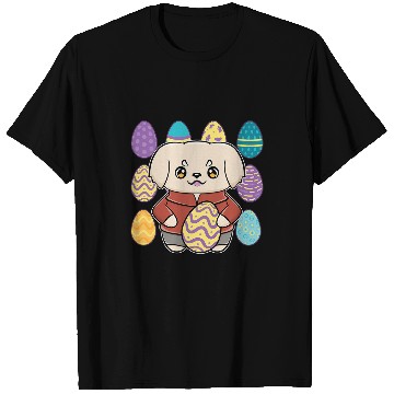 Discover Golden Retriever Pet Anime Dog Easter Egg Hunt T-Shirts