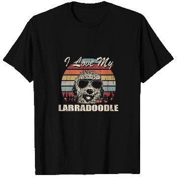Discover Labradoodle Pet I Love My Labradoodle vintages Retro Design T-Shirts