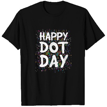 Discover Happy Dot Day Polka Dot Background Teacher and Student 2 T-Shirts