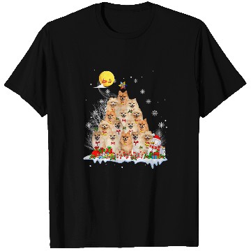 Discover Pomeranian Pet Matching Santa Christmas Tree 316 T-Shirts