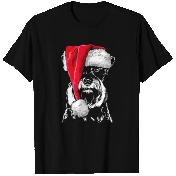 Discover Schnauzer Pet Santa Christmas Dog T T-Shirts
