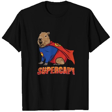 Discover capybaras Mammal Supercapy capybaras Funny Capibara T-Shirts