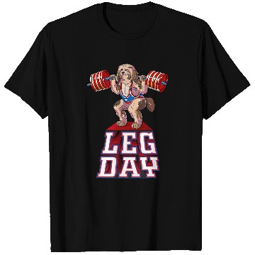 Discover Havanese Pet Leg Day havanese Weight Lifting Squat Gym T-Shirts