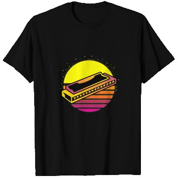 Discover Funny Harmonica Sunset Harmonica Orchestra Member T-Shirts