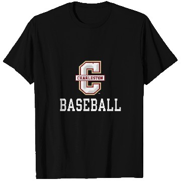 Discover Sport Baseball Charleston Cougars Baseball Icon Dark Heather T-Shirts