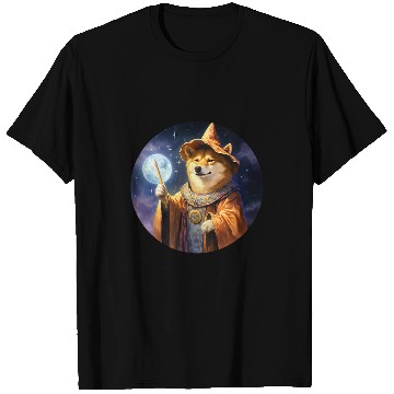 Discover Shiba Inu Pet Wizard Funny Dog Magic 3 T-Shirts