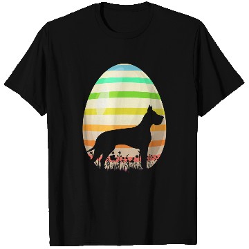 Discover Great Dane Pet Funny Easter Egg Lover vintages Style Great Dane Dog Easter T-Shirts