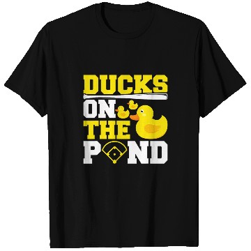 Discover Sport Baseball Ducks on the Pond Quote for a Baseball lover T-Shirts