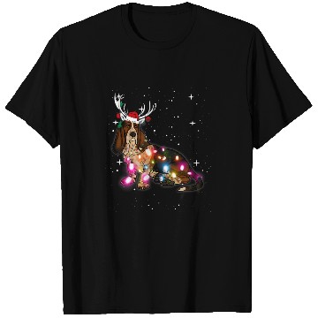 Discover Basset Hound Pet Christmas Lights 6 T-Shirts