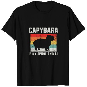 Discover capybaras Mammal Retro Vintage T-Shirts