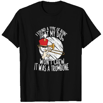 Discover Funny trombones Bone Joke Orchestra Parade Marching Band Trombone T-Shirts