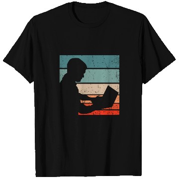 Discover Software Engineer Retro Programmer Computer Developing T-Shirts