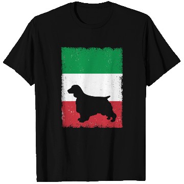 Discover English Springer Spaniel Pet Welsh Springer Spaniel Dog Italy Flag Italian vintages Mom Da T-Shirts