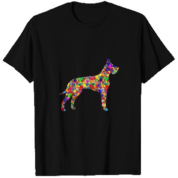 Discover Great Dane Pet Colorful Polka Dot Great Dane International Dot Day T-Shirts