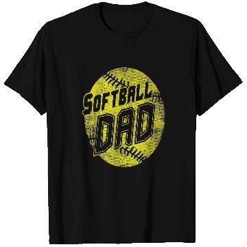 Discover Sport Softball Dad Fastpitch Fathers Day T-Shirts