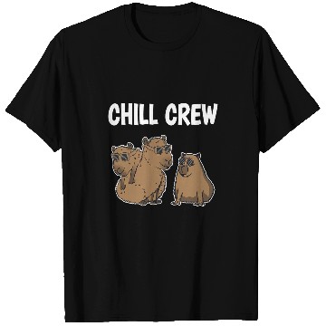 Discover capybaras Mammal Rodent capybaras Chill Crew T-Shirts