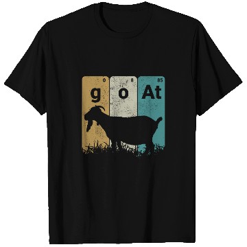 Discover Goats Periodic Table Elements Goats Farmer Farming T-Shirts