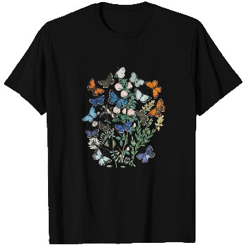 Discover Papillon Pet Boho Botanical Butterfly Art vintages Butterflies Papillon 2 T-Shirts