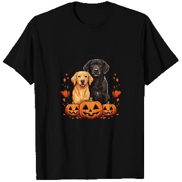 Discover Labrador Pet Black Labrador Yellow Lab Halloween Costume T-Shirts