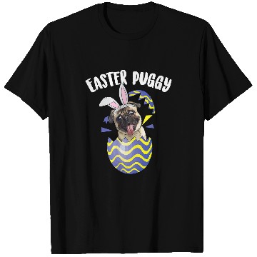 Discover Pug Pet Easter Puggy Cute Resurrection Egg Funny 229 T-Shirts