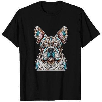 Discover French Bulldog Pet Frenchie Abstract T-Shirts