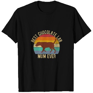 Discover Labrador Pet Chocolate Lab Mum vintages Retro T-Shirts