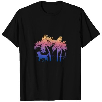 Discover Cairn Terrier Pet Ombre Beach Sunrise T-Shirts
