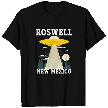 Discover UFO Test Pilot Alien Roswell Weather Balloon Area 51 T-Shirts