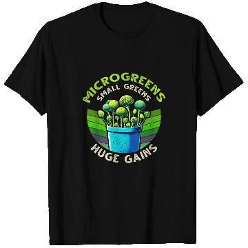 Discover Microgreens Broccoli Cotyledon Microgreens Seeds Sprout 22 T-Shirts