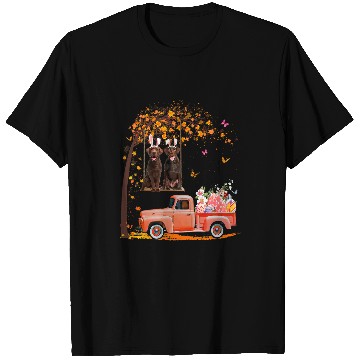 Discover Labrador Pet Chocolate Labrador Bunny Truck Eggs Tree Rabbit Easter Day T-Shirts