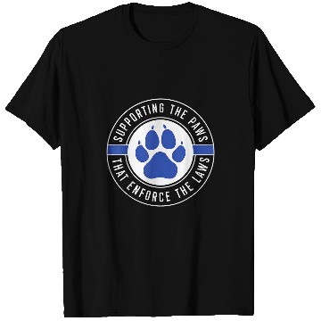 Discover K9 Pet Police Officer Support Law Enforcement T-Shirts