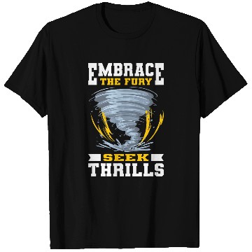 Discover Tornado Chaser Storm Chasing Storm Hunter Meteorologist T-Shirts
