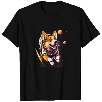 Discover Corgi Pet Astronauts Lost Corgi Astronaut in Space T-Shirts