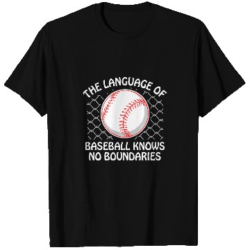 Discover Sport Baseball The Language Of Baseball Knows No Boundaries Baseball Player T-Shirts