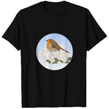 Discover Robin Bird Birdlover Birdwatcher Biologist Ornithologist T-Shirts