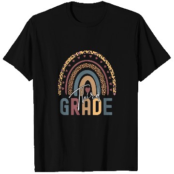 Discover third grade rainbow girls boys teacher team T-Shirts