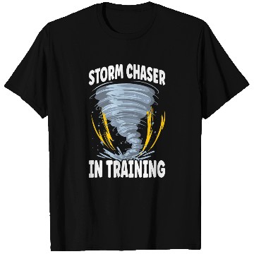 Discover Tornado Chaser Meteorologist Storm Chasing Storm Hunter 21 T-Shirts