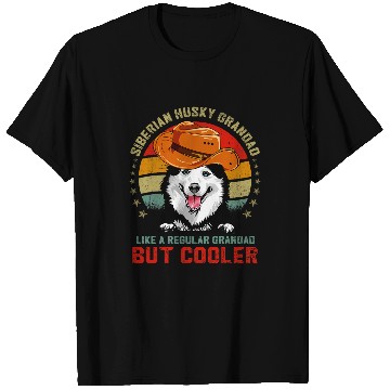 Discover Husky pet Grandad Like a Regular Grandad but Cooler T-Shirts