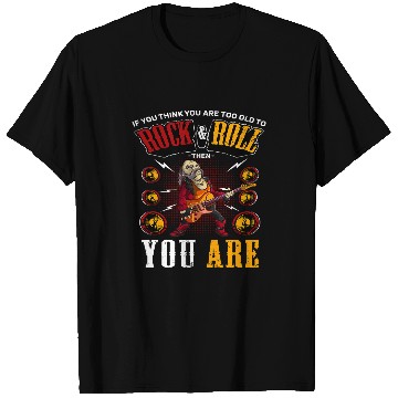 Discover Funny Guitar Rock Roll Guitar Guitarist T-Shirts