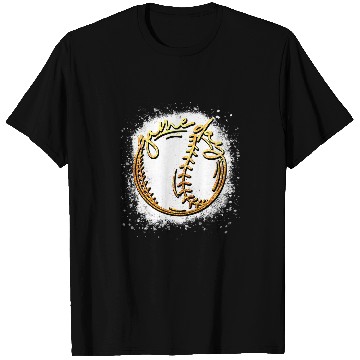 Discover Sport Baseball Game Day Baseball Life Galaxy Softball Life bleached tie dye T-Shirts
