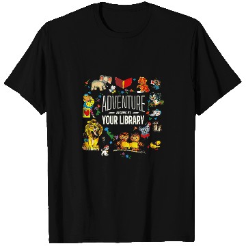 Discover Adventure Begins At Your Library Summer Reading 2024 Animals T-Shirts