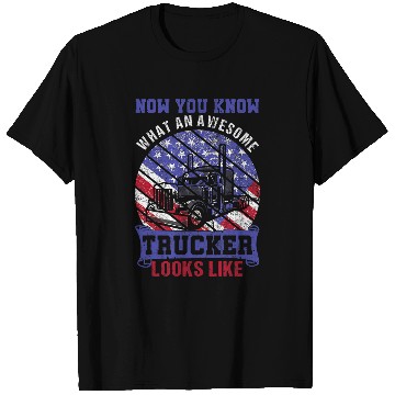 Discover Awesome Trucker Big Rig SemiTrailer Truck Driver Gift 5 T-Shirts